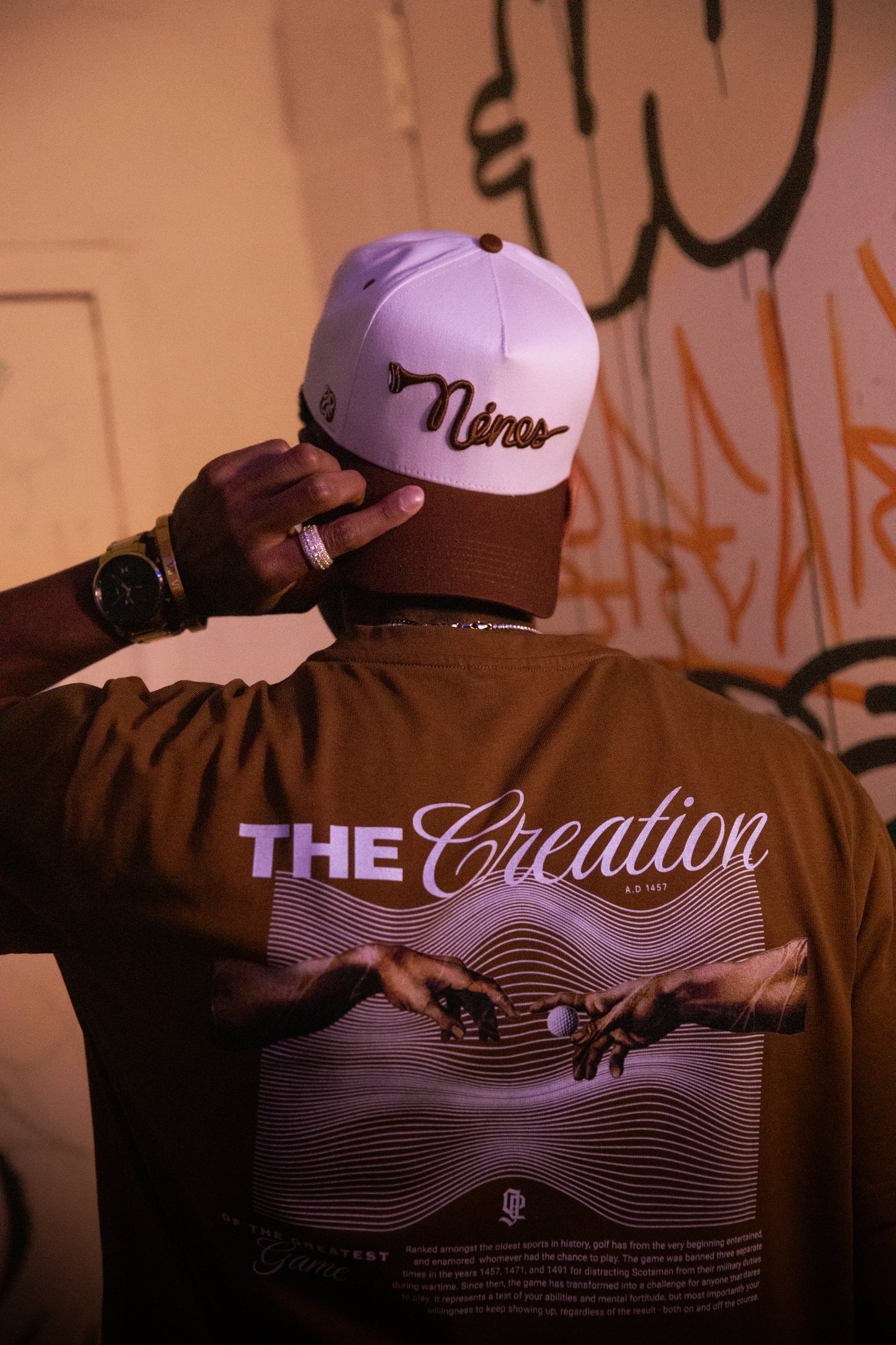 Tee'd Up Snapback - Brown
